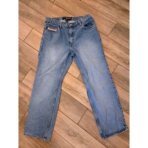 US Polo Assn Mens Light Wash Straight Leg Jeans Size 33x30 Cotton